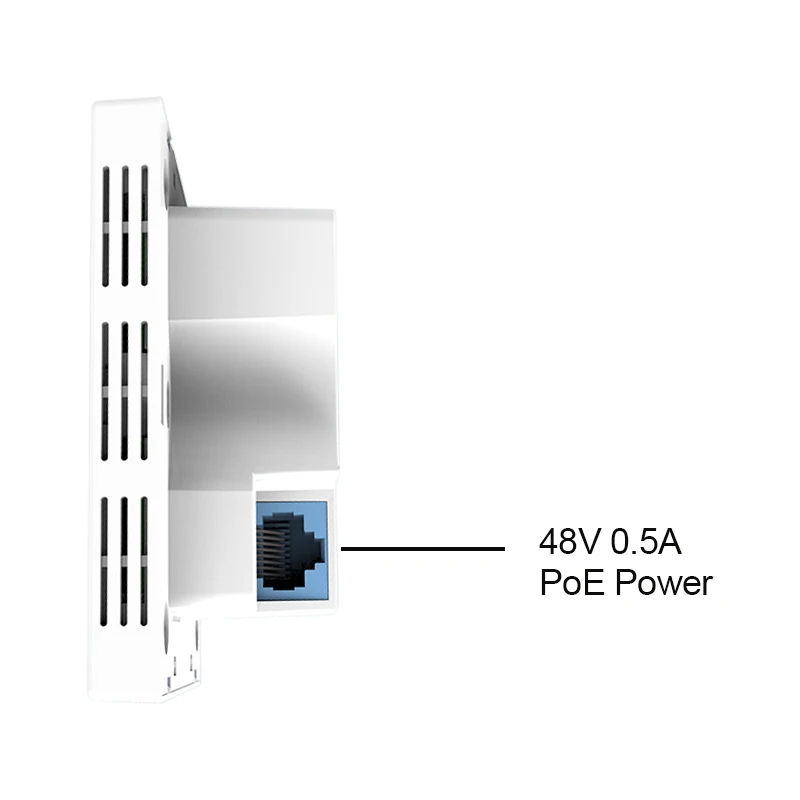 نقطة وصول واي فاي لاسلكية بقدرة 300 ميجا بت في الثانية من الدرجة التجارية Rj45 Lan/Wan Port داخل الحائط للاستخدام في الفندق المنزلي والمناسبات الأخرى