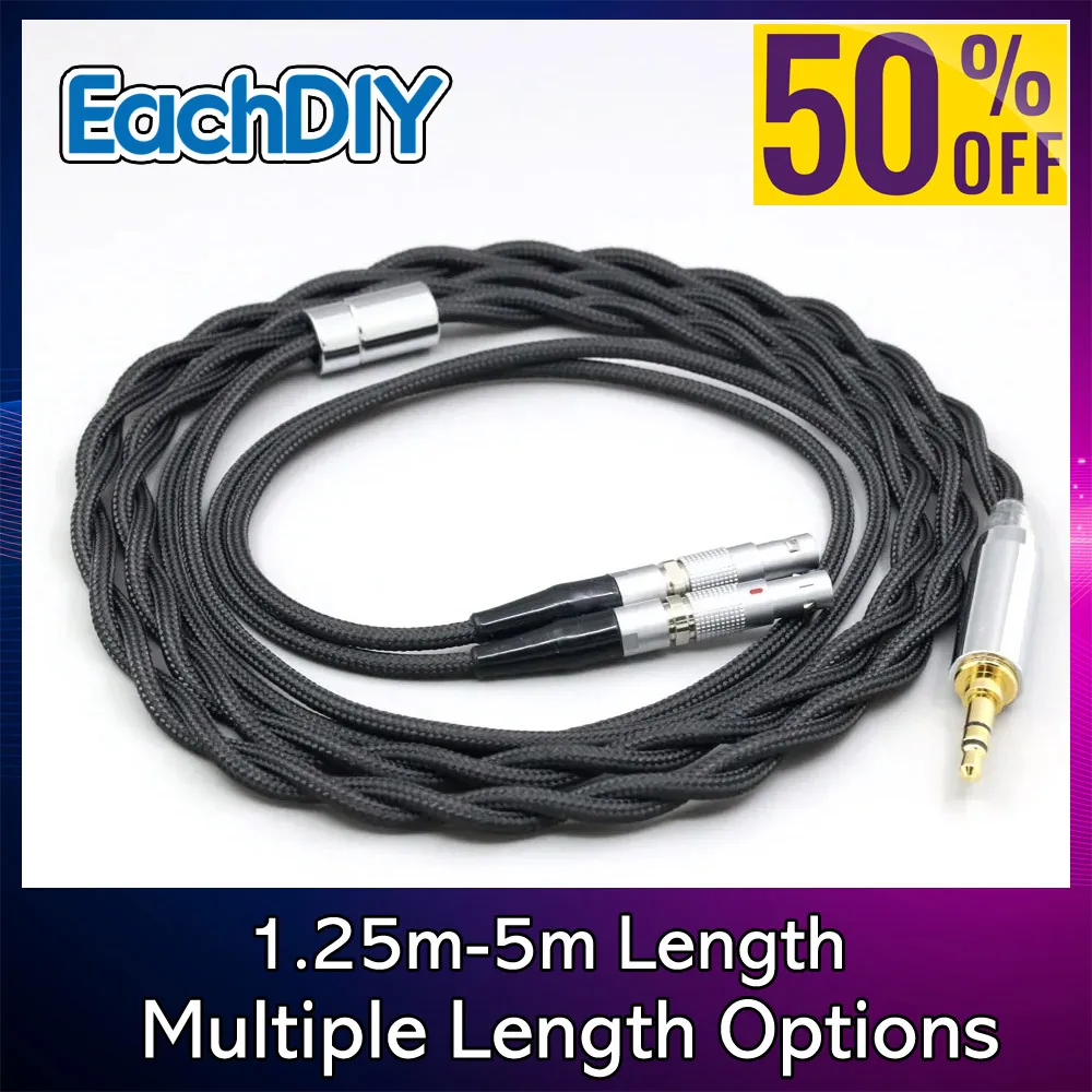 

Palladium Graphene Gold Shield Nylon 99% Pure Silver earphone Cable For Ultrasone Veritas Jubilee 25E 15 Edition ED 8EX 8308