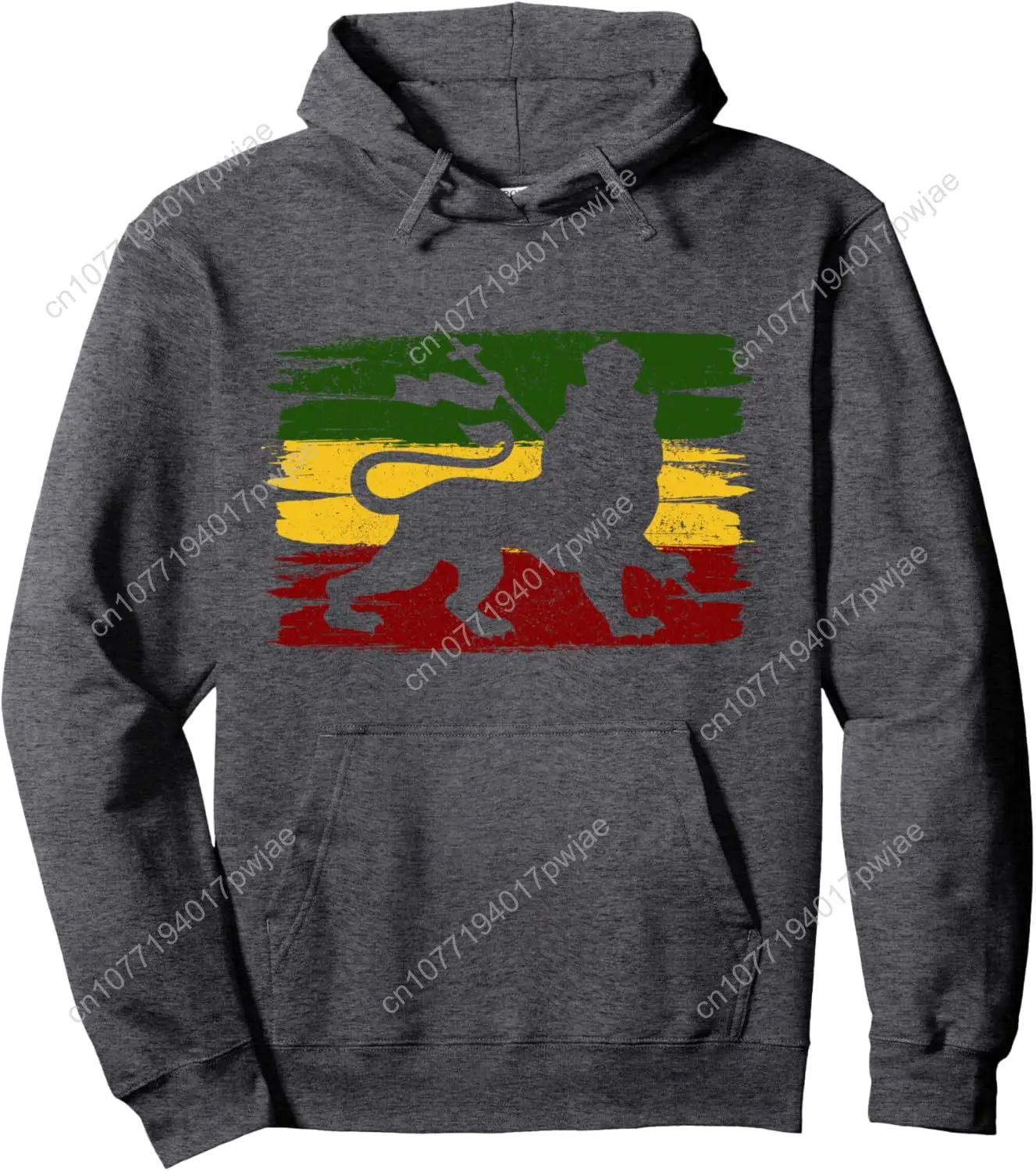 Rastafari Jamaïque Reggae Musique Rasta Lion De Juda Pull à capuche