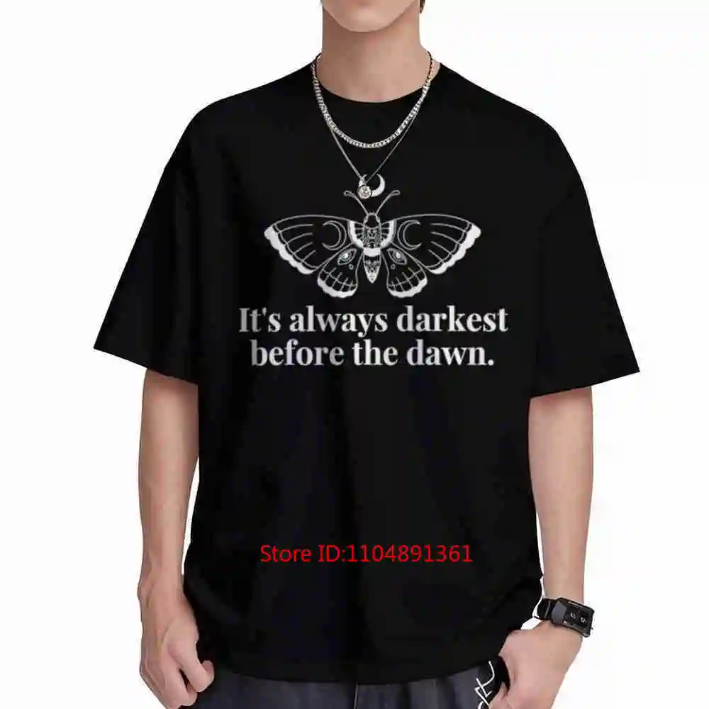 It's Always Darkest Before The Dawn Florence And Machine Short Sleeve Tee 100% Cotton T-Shirt