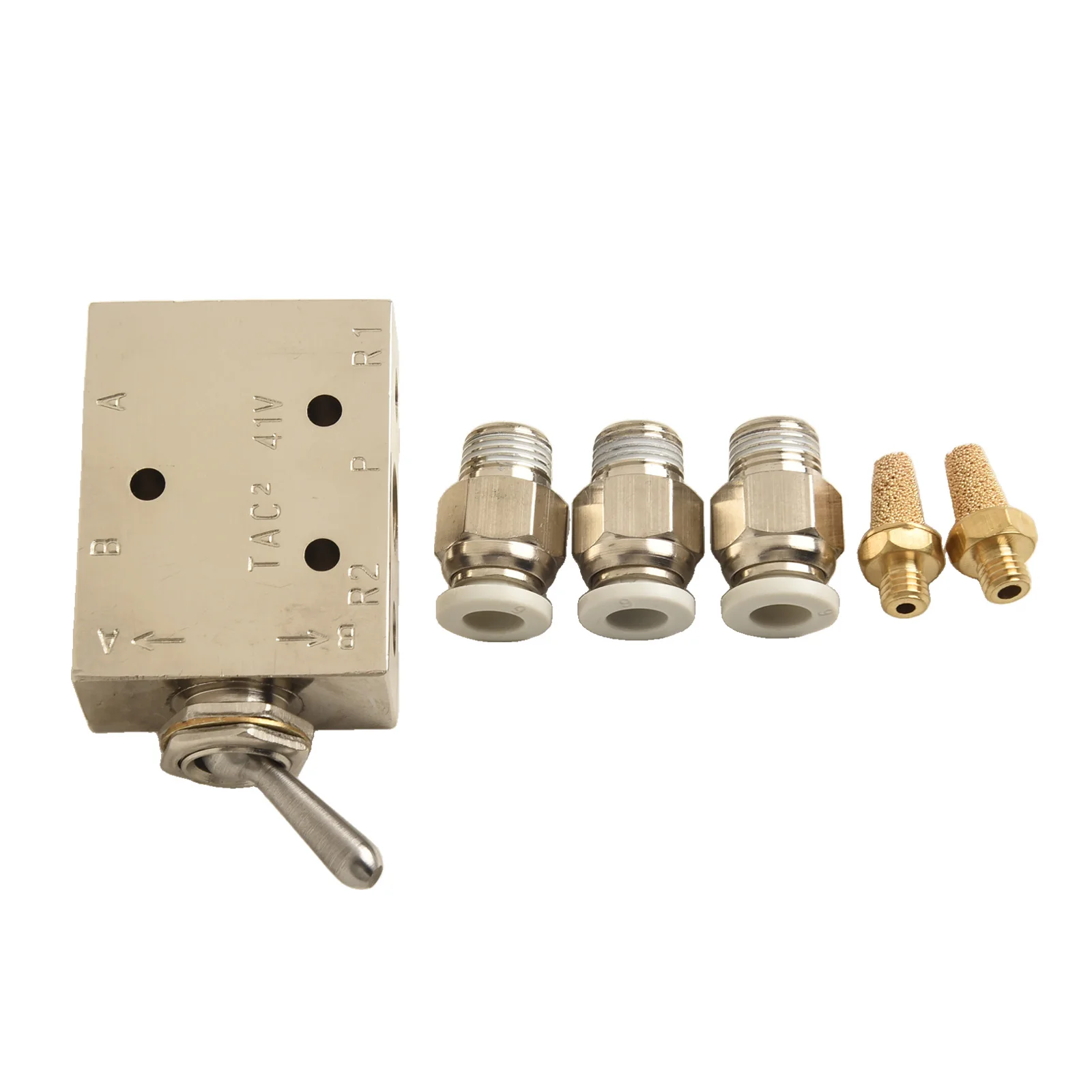 5 Way Valve TAC2-41V For Automations Working Pressure 0 0.9MPa Automatic Equipment Reset Mechanism Reversing Valve Brass Body