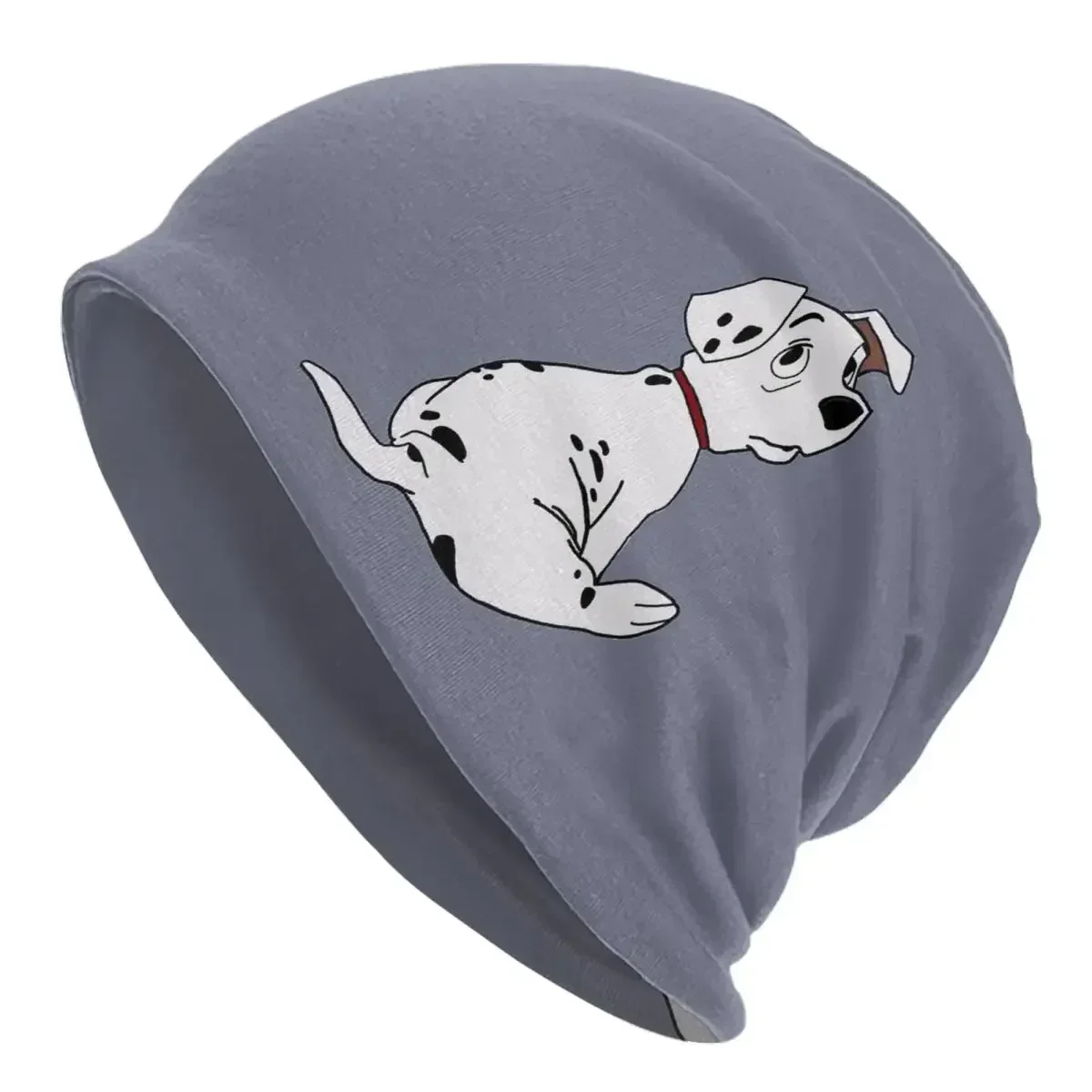 101 Dalmatians Dog Warm Knitted Cap Hip Hop Bonnet Hat Autumn Winter Outdoor Beanies Hats for Men Women Adult