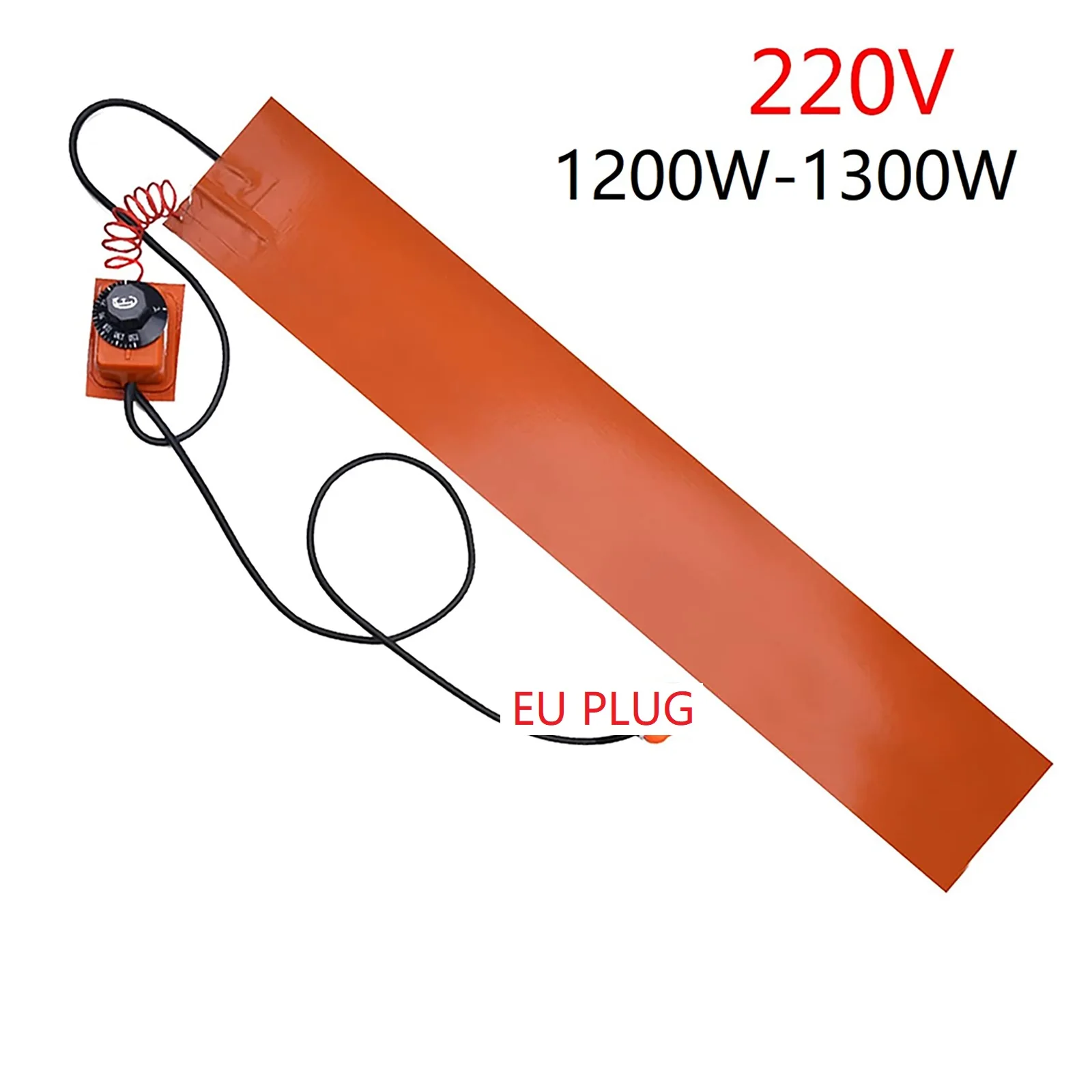 220V 1200W Silicone Heating Pad 15x91.5cm With Controller For Guitar Side Rim Bending High Temperature Rubber Heater Tool