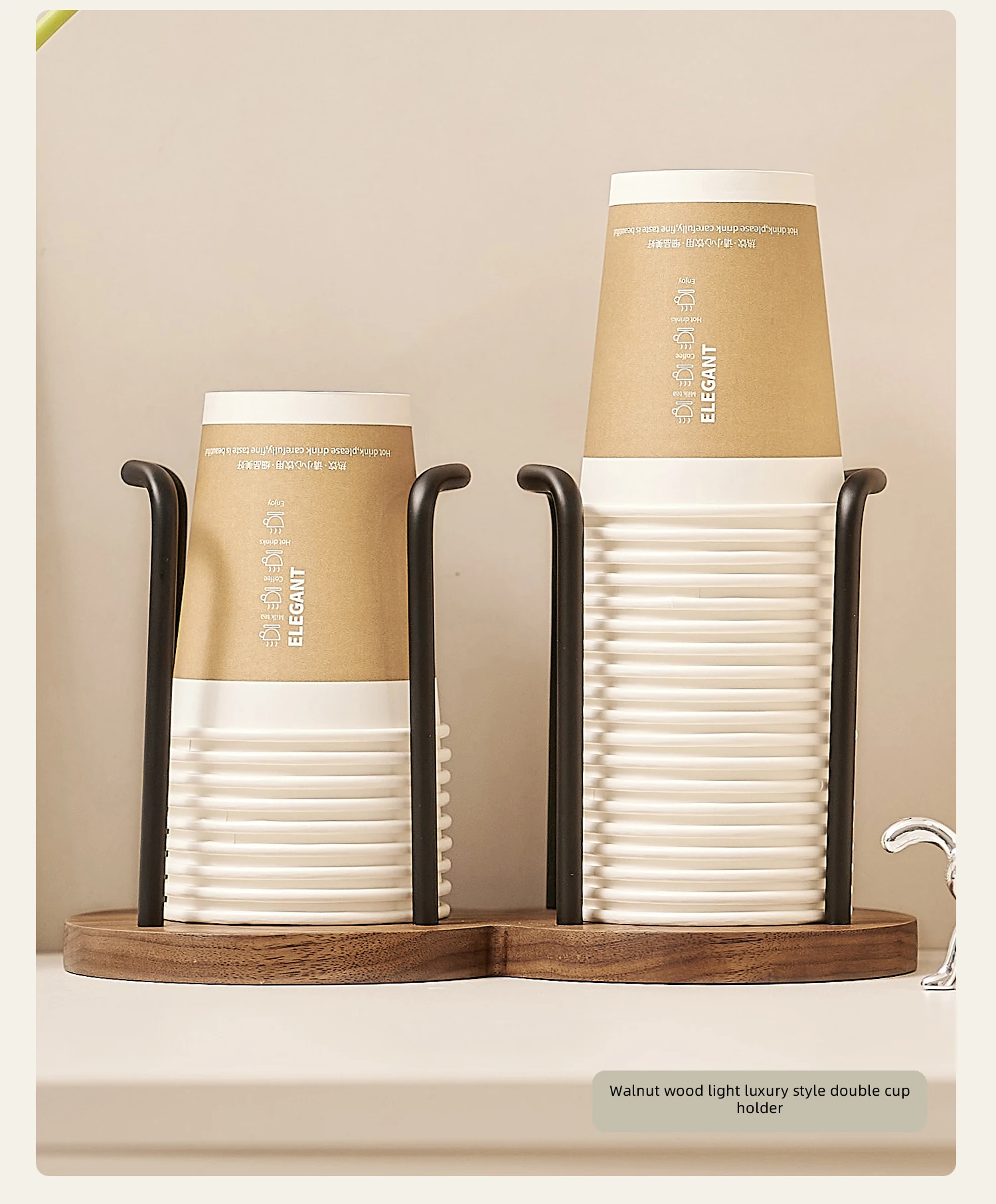 Küche Papier Tasse Halter Einweg Tassen Picker Multifunktionale Desktop Tasse Lagerung Rack Haushalt Kaffee Tasse Halter für Hause – Detail 9