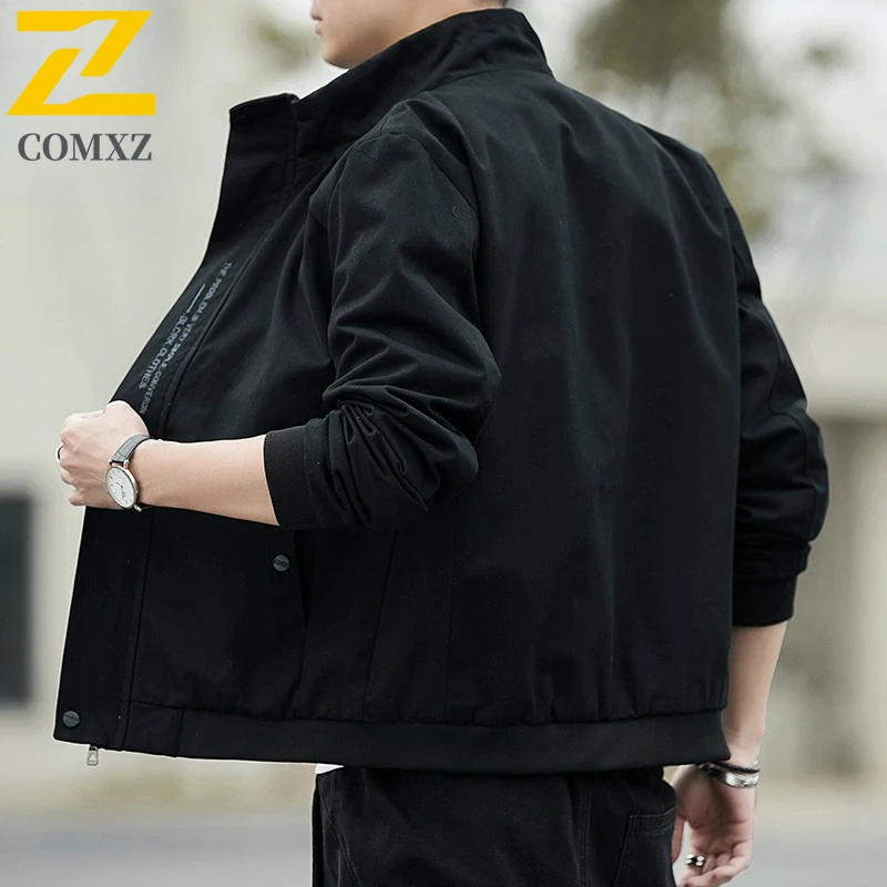 Casaco parka masculino bordado negócios casual luz luxo escritório golfe velo jaqueta inverno à prova de vento ao ar livre viagem estofamento casaco