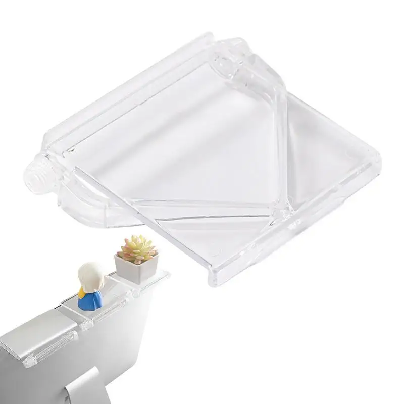 TV Top Shelf Adjustable Computer Screen Mount Router Storage Rack For Cable Box Media Box Router Remote Control Small Speaker