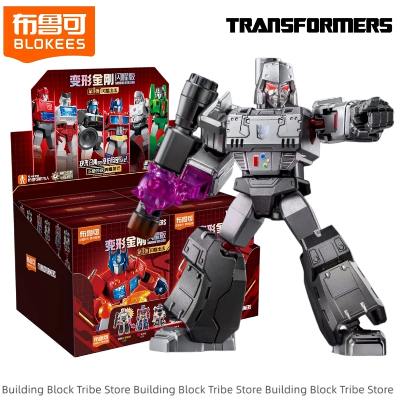 BLOKEES Transformers Building Blocks Shining Version 01 Toy Jazz Ratchet Megatron Educational Assembly Model Ornament Gift