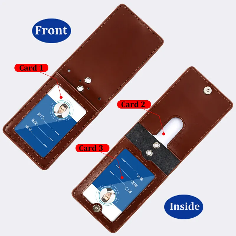 ผู้ที่ใส่บัตรใส่ตราบัตรประจำตั - Leatherworker Name บทวิจารณ์และราคา
