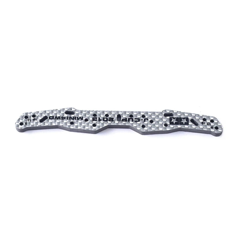 Self Made Tamiya MINI 4WD Accessories 3.0mm HG Silver Carbon Fiber  Front And Rear Reinforcement Plates J-CUP 2013 94953/94954