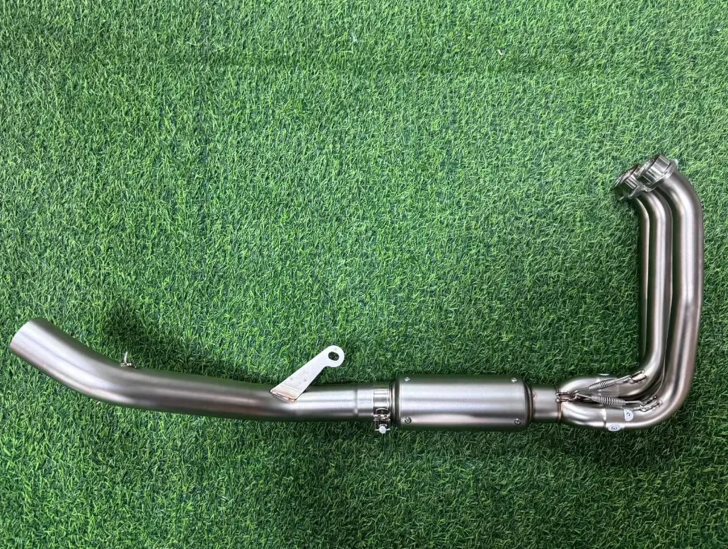 

Full Exhaust System Muffler Escape For 675SR 675R 675NK Motorcycle Modified Front Link Pipe