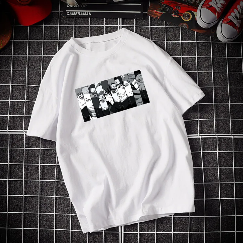 

Naruto Children's T-shirt Hong Kong Style Trend 100% Pure Cotton Printed Parent-child Outfit New Fashionable Casual T-shirt