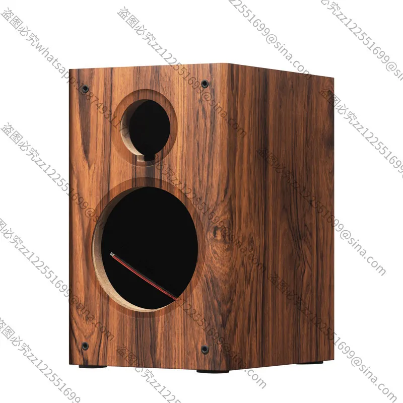For 8-inch Enthusiast-level Labyrinth Two-way Full-frequency Bookshelf Speakers,Empty Box Body DIY Thickened and Enlarged
