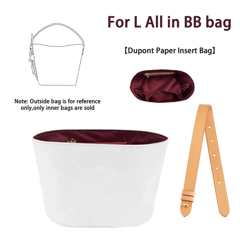 EverToner Handbag Transformation Accessories For L All in BB Bag Strap Shoulder Strap and Inner Liner Organizer Accessories