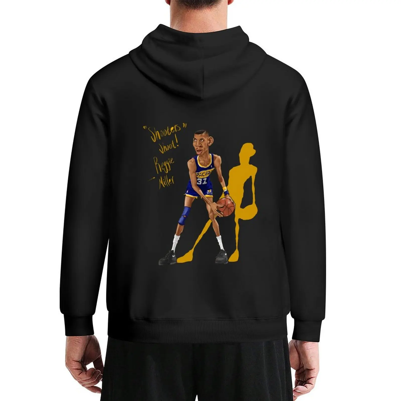 

Reggie Miller Illustration Hoodie male clothes graphic t shirts men autumn new products men wear tracksuit men