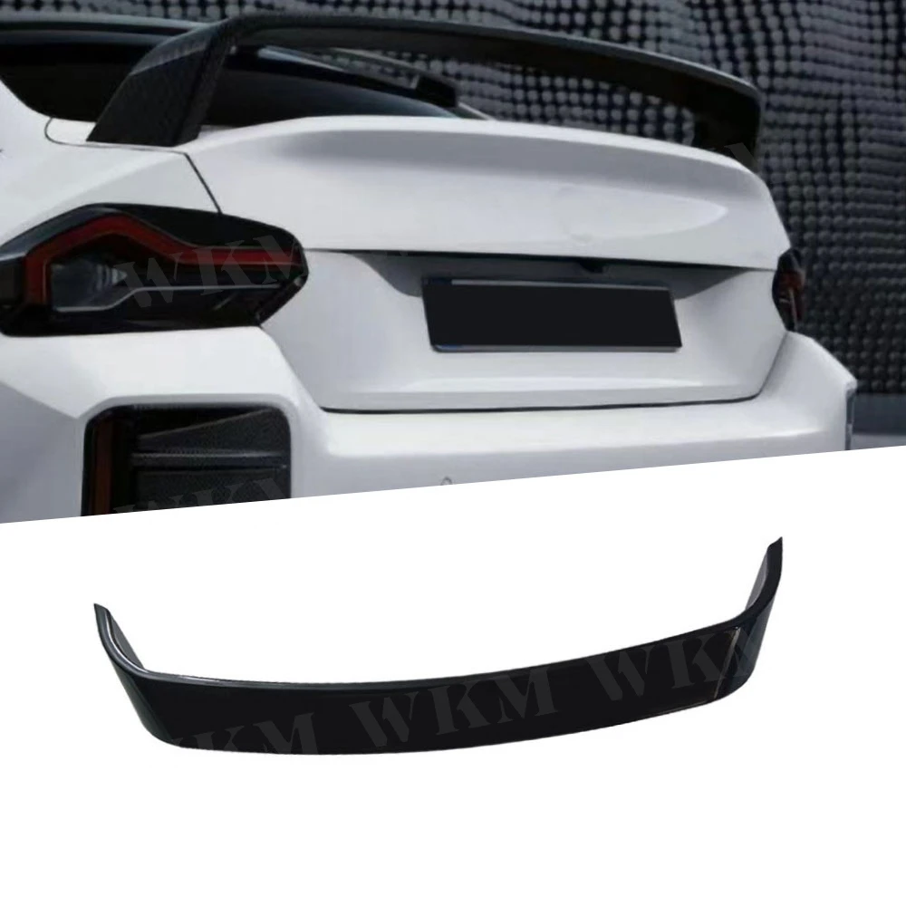 

Gloss Black Rear Spoiler Wing Trunk Lid Cover Protector For BMW 2 Series M2 G87 2023+ Rear Duck Spoiler Wing Car Stylling
