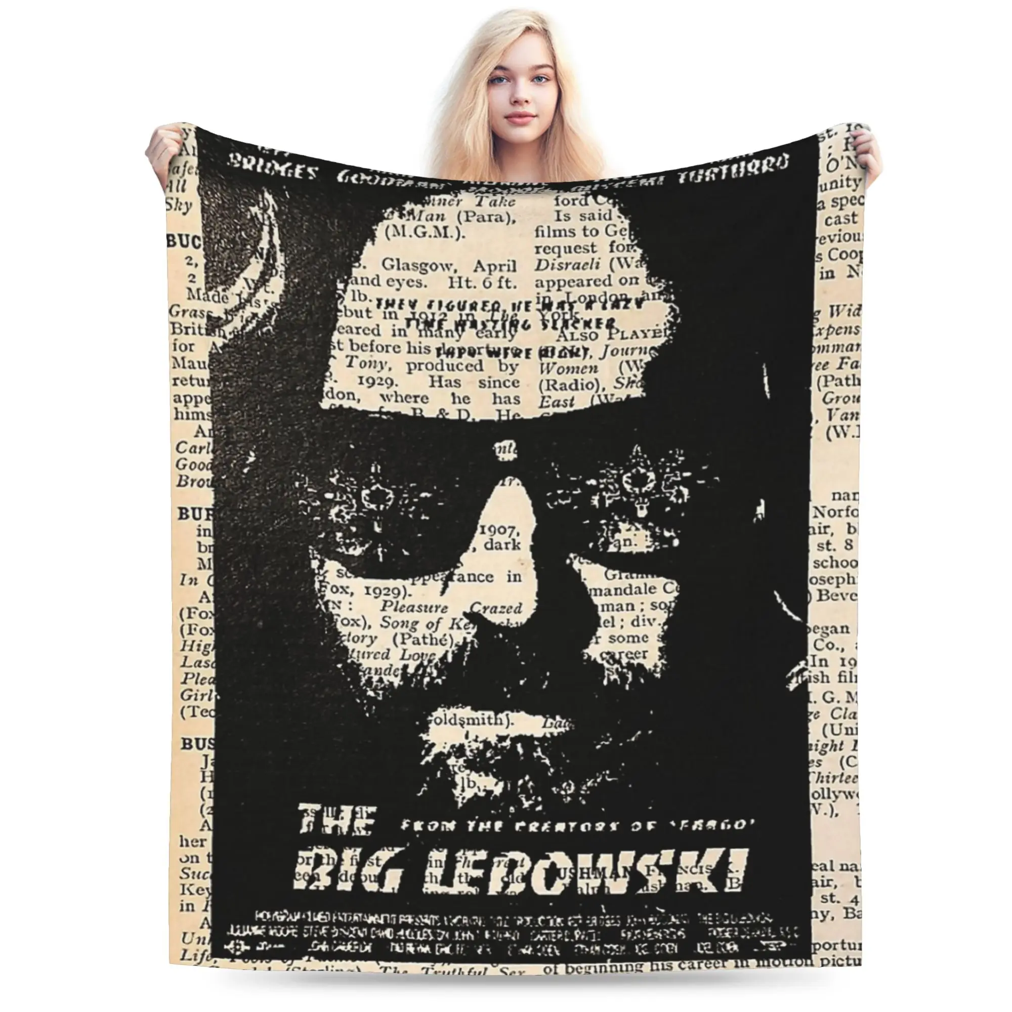 The Big Lebowski Blankets Fleece Spring/Autumn  Portable Soft Throw Blankets for Bedding Car Quilt