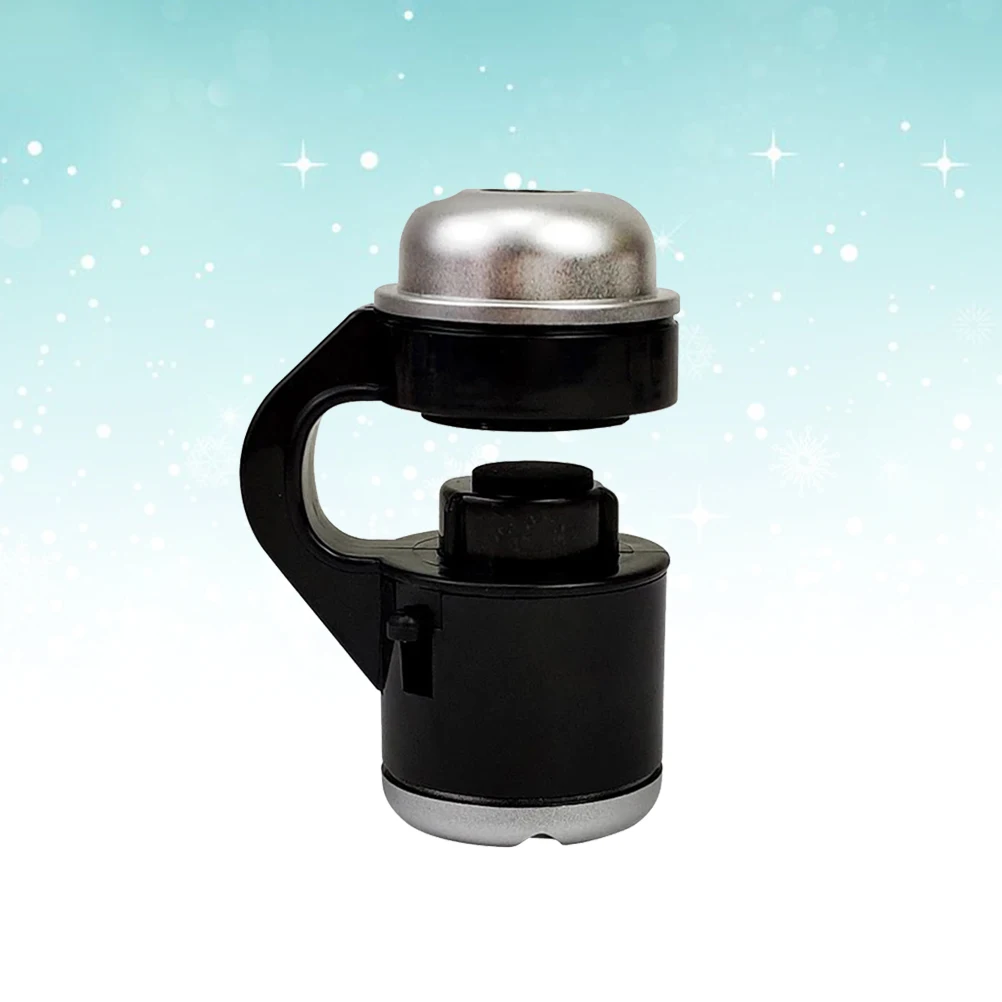 

30X Magnifier Mobile Phone Microscope Universal Clip Zoom Lens for Cell Camera Black Detachable Bright LED Light Portable Check