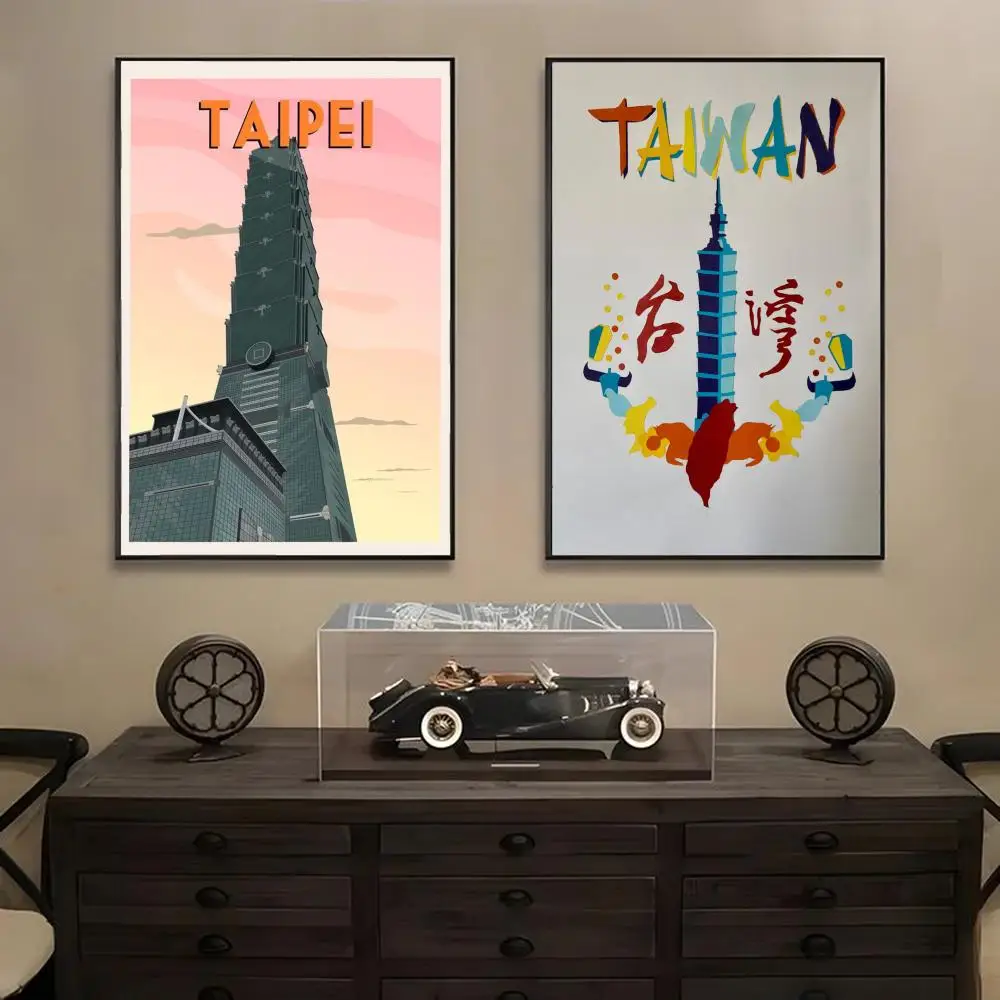 تايبي تايوان ملصق HD أنيمي موضوع ساخن المغني/OST/فيلم مقاوم للماء ذاتية اللصق ديكور المنزل