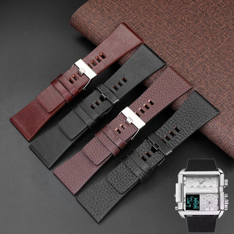 

Genuine Leather Watch Band for Diesel DZ7406 DZ7408 DZ4280 DZ4343 Watch Strap 22mm 24mm 26mm 28mm 30mm 32mm 34mm men's Bracelet