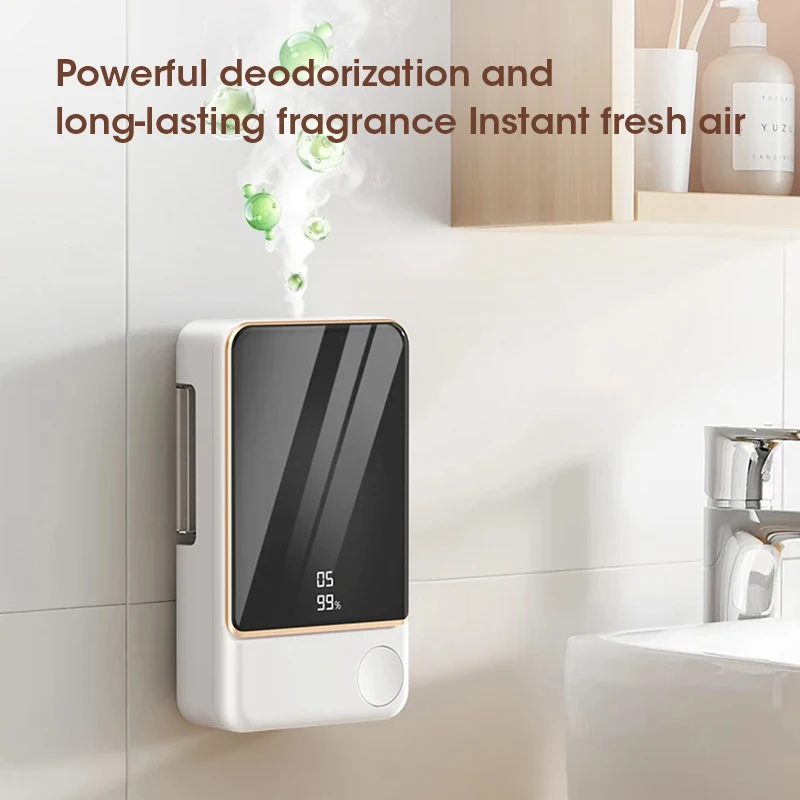 Automatic Aromatherapy Diffuser Machine Air Fragrance Air Freshener Aroma Essential Oil Dispenser Humidifier For Toilet Bathroom
