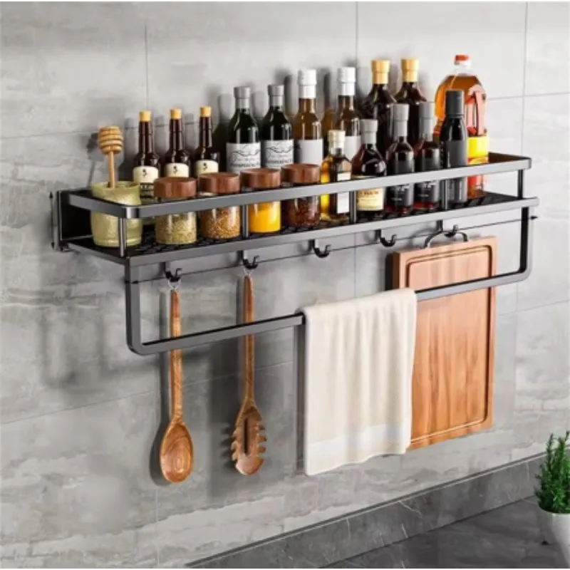 Wandregal Küche Badezimmer Multifunktionales Lagerregal Küche Desktop Supplies Organizer Regal Modernes Wandregal