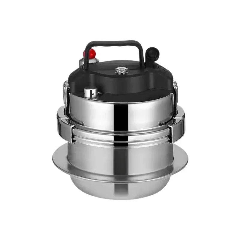 Mini 304 Stainless Steel Pressure Cooker for Gas and Induction Cookers, Portable and Durable, perfect for 1-2 people