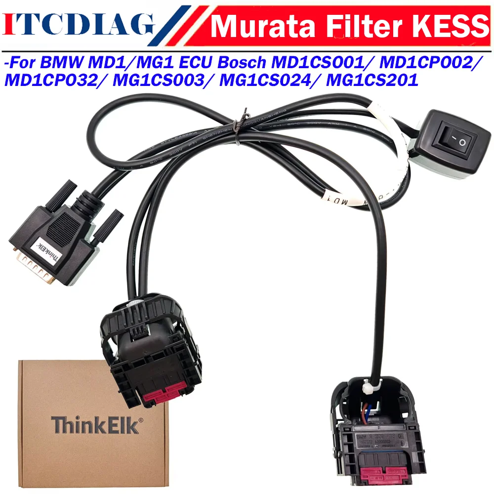 

ThinkELK ECU Bench cable for BMW MD1/ MG1 support MD1CS001/ MD1CP002/ MD1CP032/ MG1CS003/ MG1C5024/ MG1C5201 ECU Adapter Cable