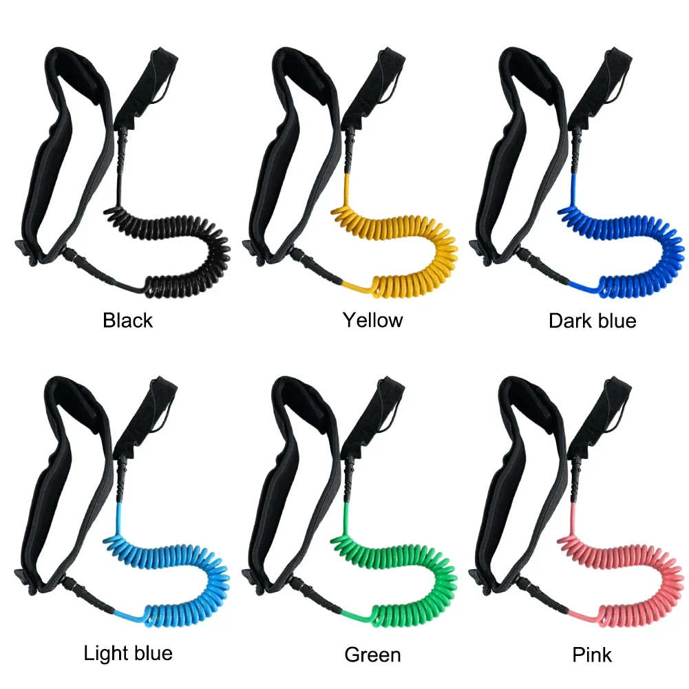 

Surfboard Waist Rope Maximum Tensile Length Up To 10 Feet SUP Surfboard Waist Leash Belt for Surfing Beginner Practicing Supply