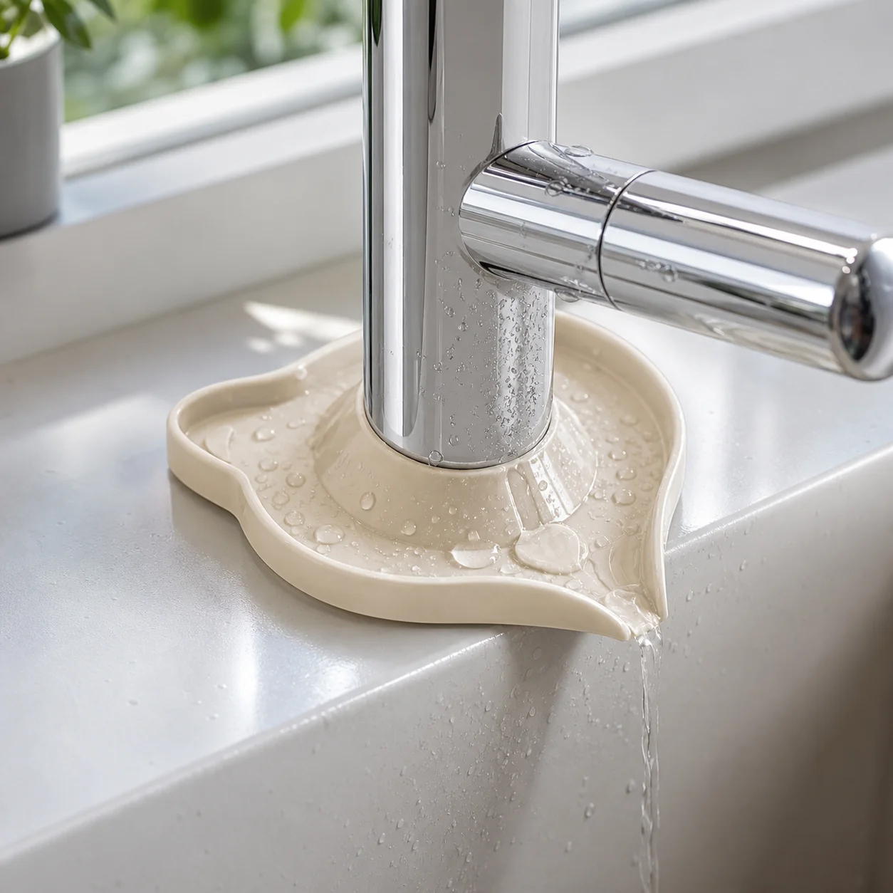 Silicone Tap Washer - Tapete de Silicone Antiderrapante para Torneira,