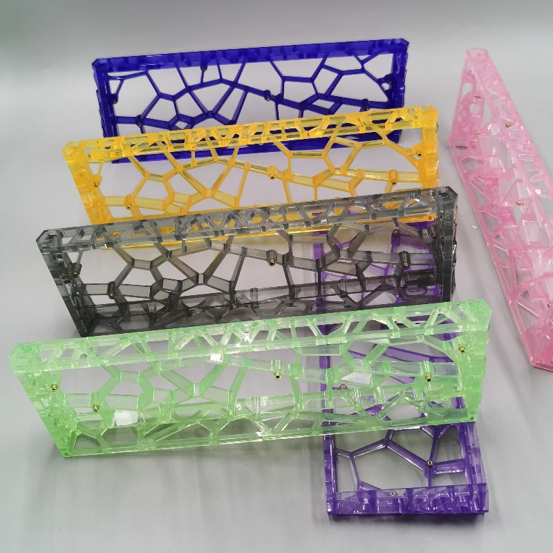 

Прозрачный корпус для клавиатуры WW60 с отверстиями, совместимый с MADCATZ Mad60/Win60/Wooting60, магнитный корпус для клавиатуры, подарки для DIY-проектов