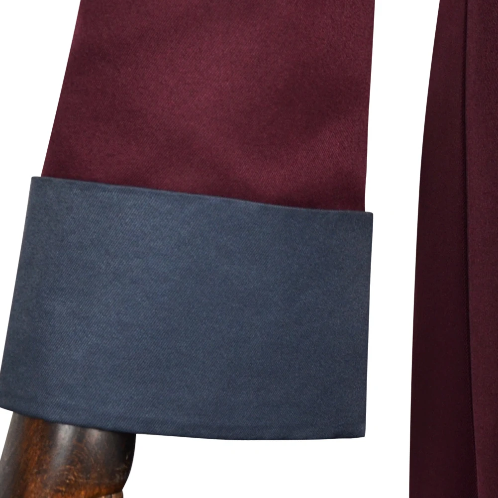 Hell Inn 2 المخملية تأثيري معطف أحمر أسود القلب أعلى زي موحد الكبار ملابس حريمي مجموعة ملابس حفلة الهالوين كرنفال