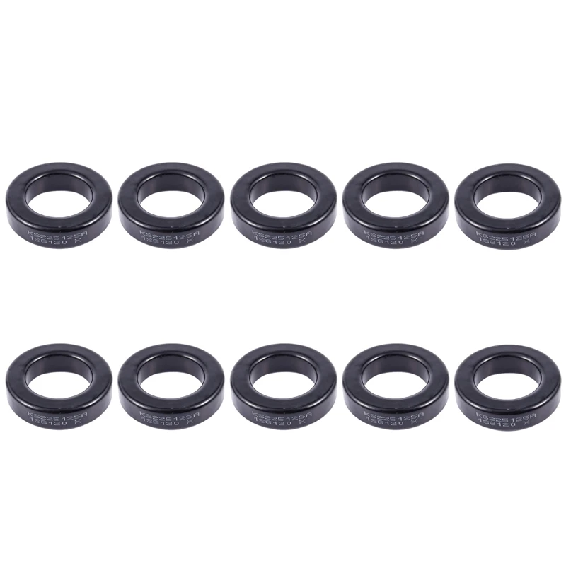 

10X AS225-125A Ferrite Rings, Toroidal Cores In Black Iron For Electrical Inductors