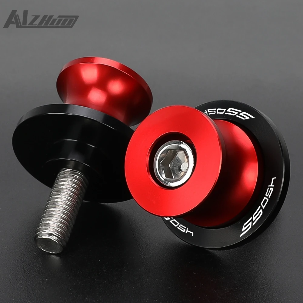 10mm For CFMOTO CF 450 SS 450SS SS450 2021 2022 2023 2024 2025 2026 Motorcycle Accessories CNC Aluminum Swingarm Sliders Spools