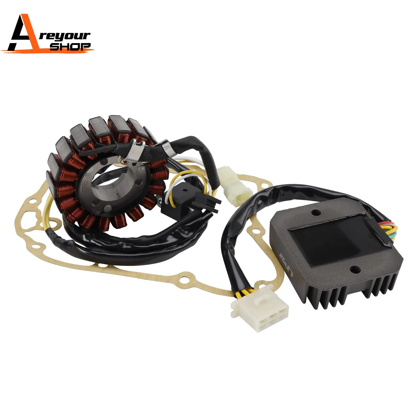 

STATOR GENERATOR REGULATOR RECTIFIER GASKET FOR HONDA PANTHEON 125 150 2003 2004 2005