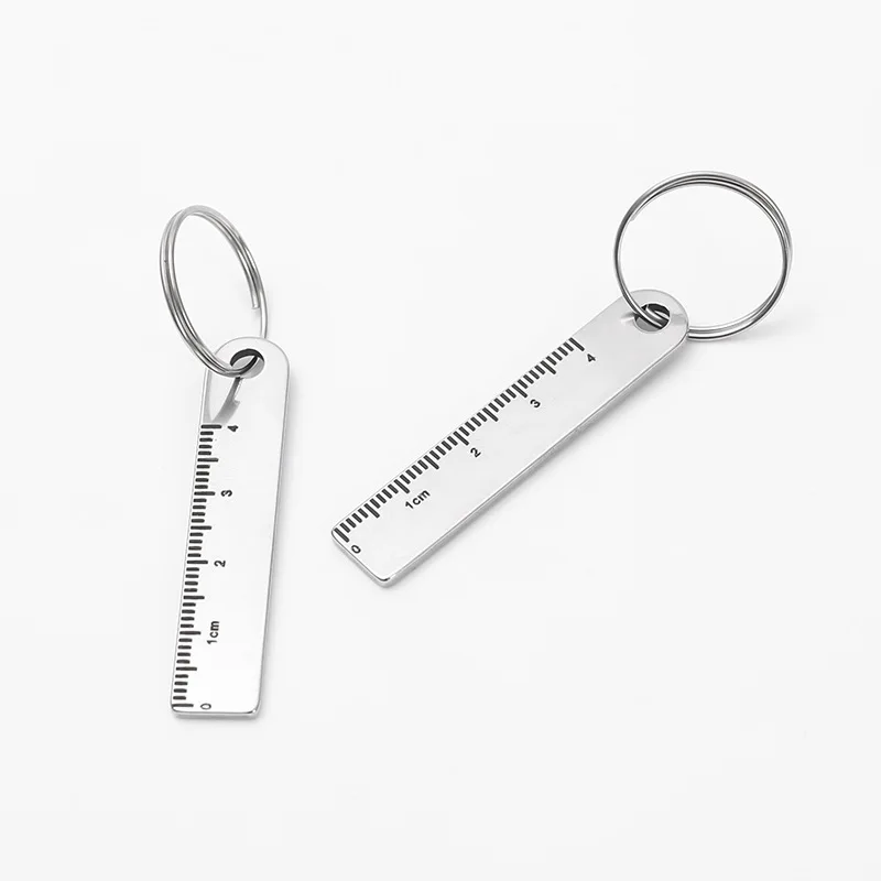 2pcs Mini Vernier Calipers, Accessories, Compact Pendants, Measuring Tools, Portable Bags, Small Keychains for Home Use