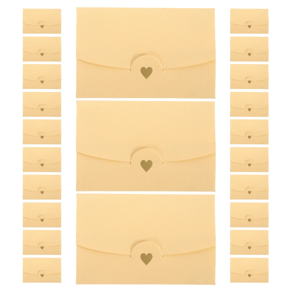 

40pcs Small Paper Vintage Style Wedding Invitation Envelope Portable Decorative Blank Envelopes For Holiday Valentines Day