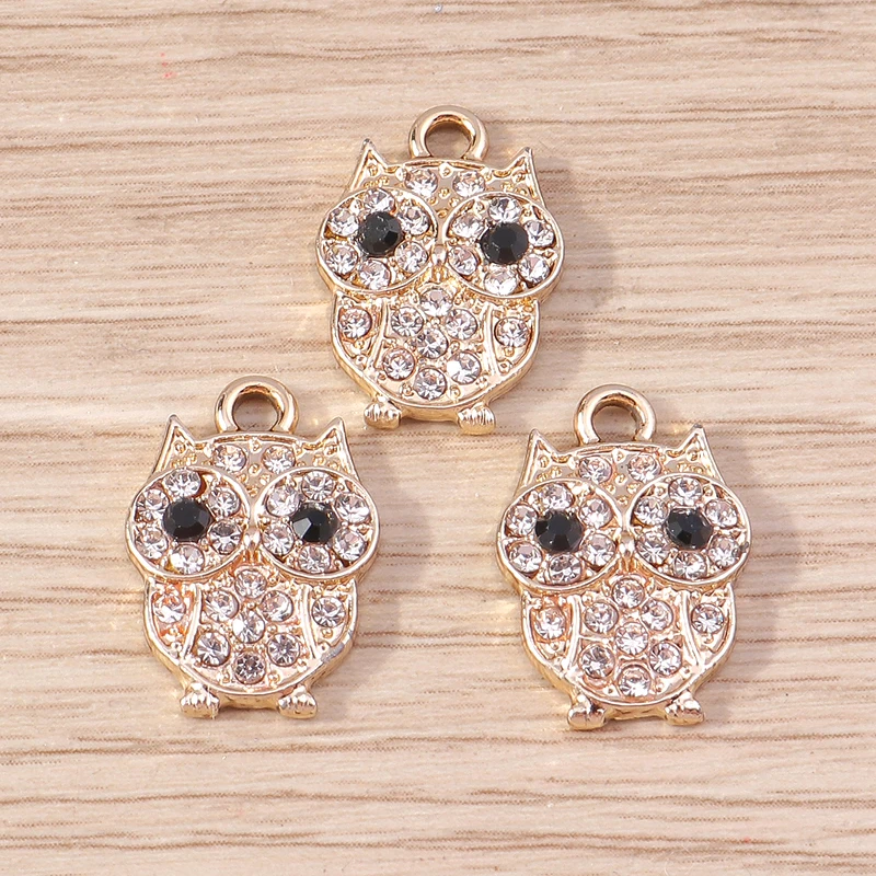 Tusember 10 Stück 17*21mm Niedliche Kristall-Häschen-Anhänger für DIY Handgemachten Schmuck, Armband-, Halsketten- und Ohrring-Zubehör – Detail 31