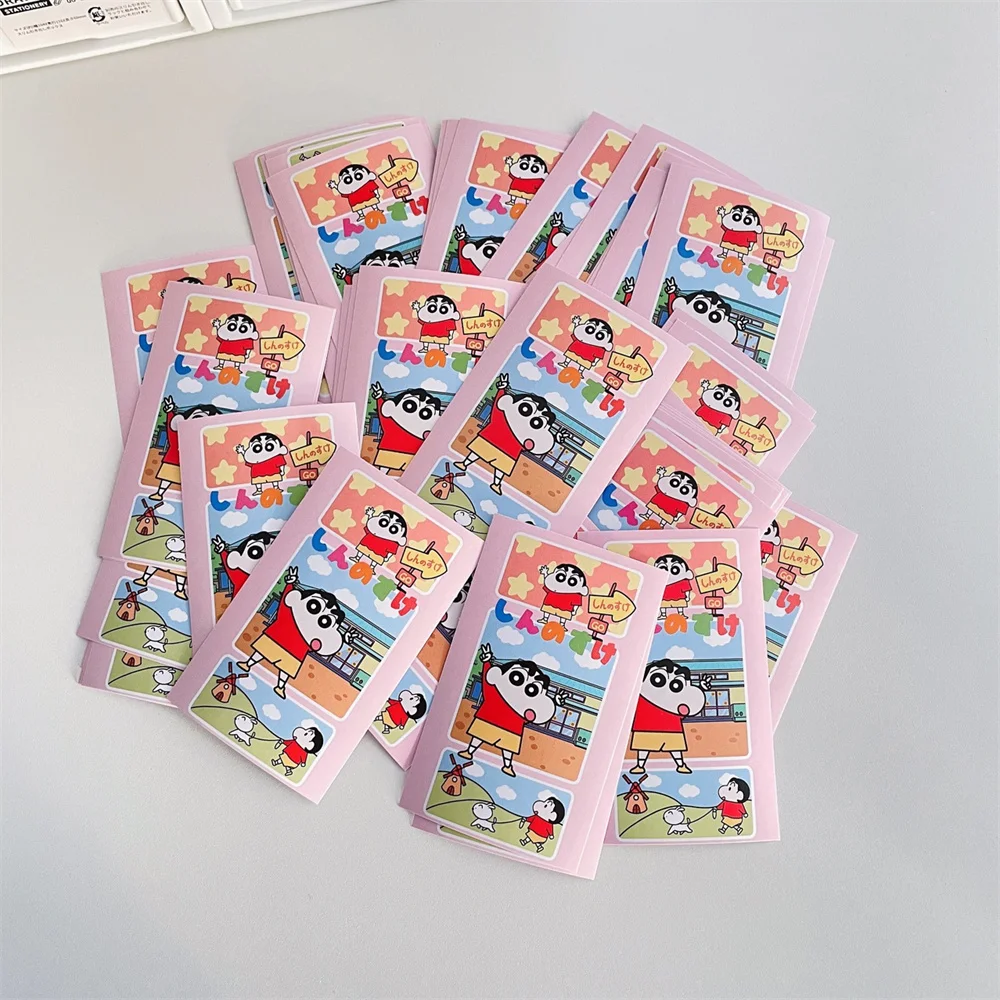 20PCS Anime Crayon Shin-Chan Labels Sealing Sticky Stickers 9cm Cute Cartoon Sticker Stationery Supply Kids Toys Gifts