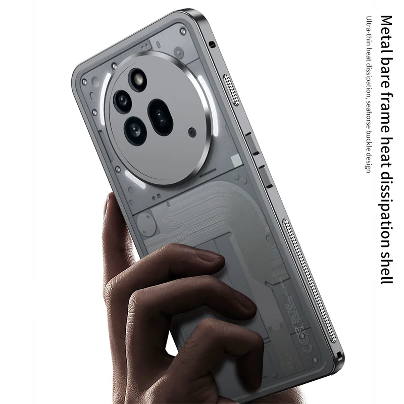 For Nothing Phone 3 A, funda de teléfono con marco de Metal de aleación de aluminio para Nothing Phone 3A Pro, cubierta protectora para cámara con cinturón de borde de parachoques