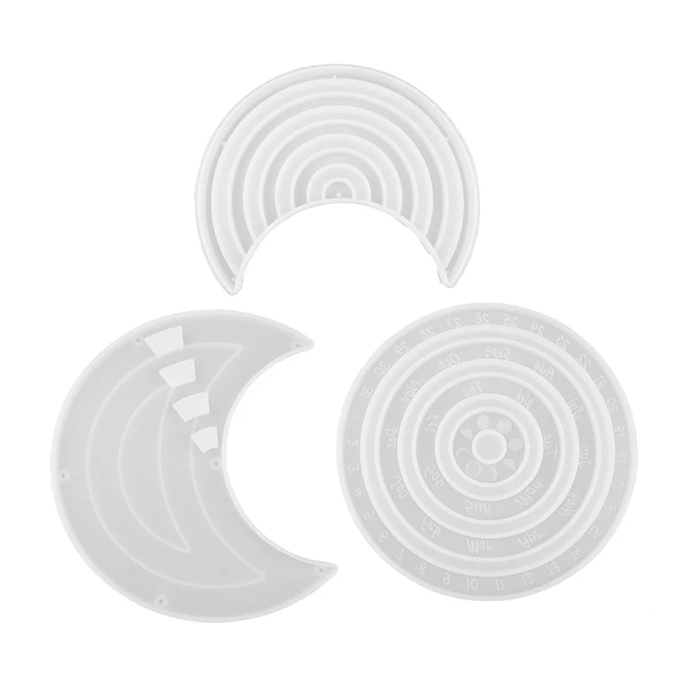 

1 комплект, подвесной календарь, силиконовая форма для литья капель, сделай сам, ремесленная форма для смолы, краситель, пигментные украшения, украшение, изготовление подарков