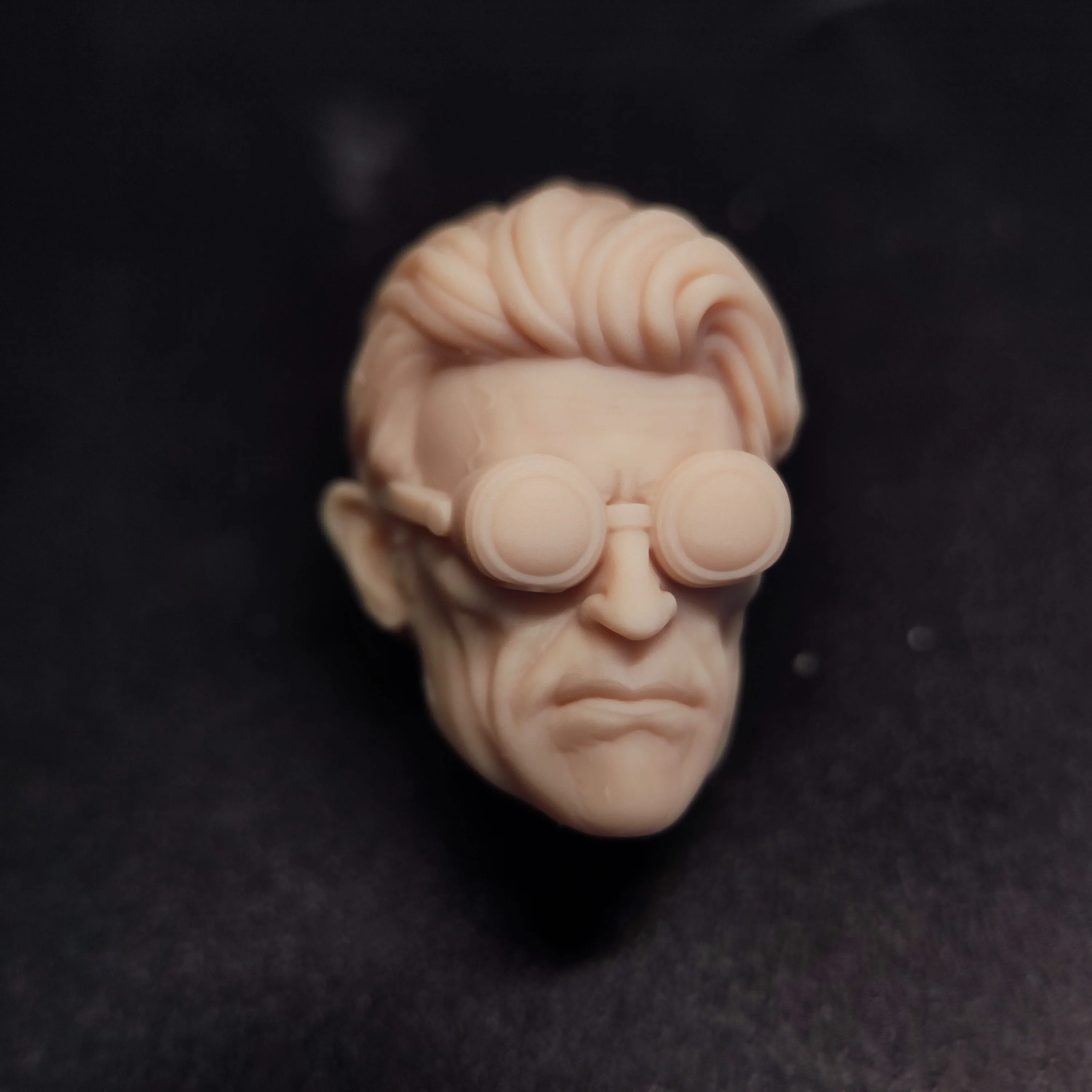 HL1791 DIY Customized 1/18 1/12 1/10 Scale Unpainted Head Sculpt for 3.75