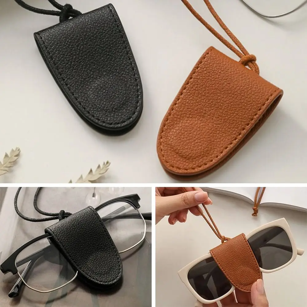 Portable Anti Fall Leather Glasses Storage Sunglasses Chain Eyewear Lanyard Sunglasses Storage Rope