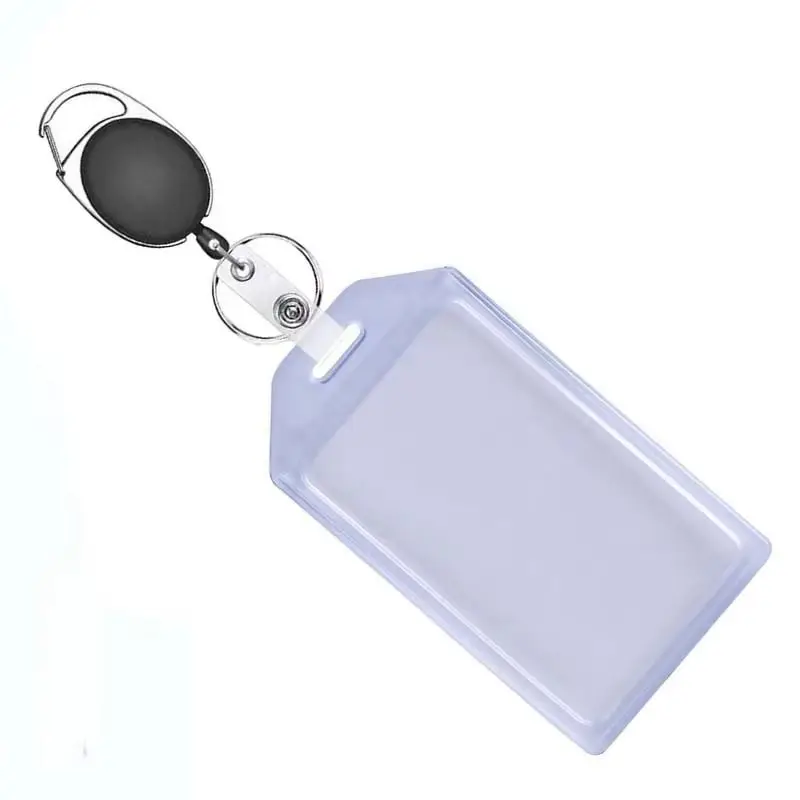 Working Permit Case Lanyard ID Tag Exhibition Name Badge Holder Pass Work Card Cover Sleeve Neck Strap Badge Reel