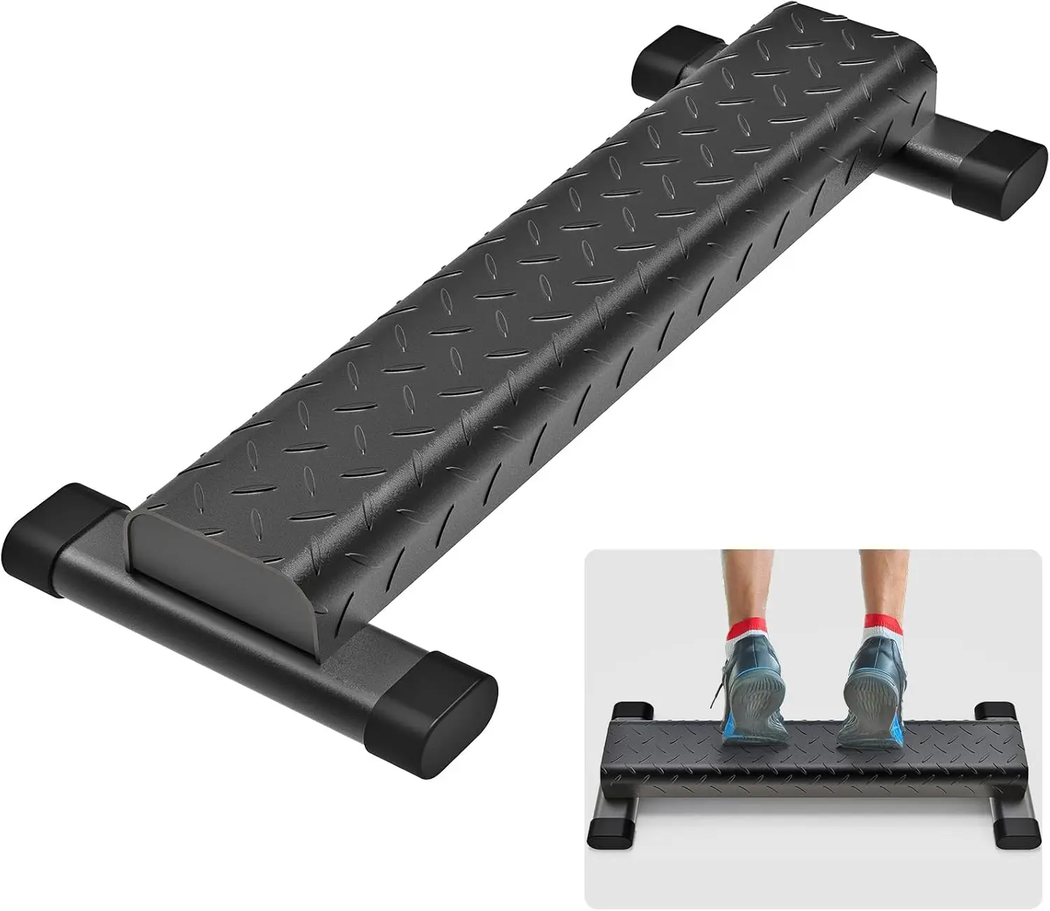 

Home Gym Use, Heavy - Duty Steel Material, Silver Color, Anti - Slip Design, Supports up to 800lbs Calf Raise Machine