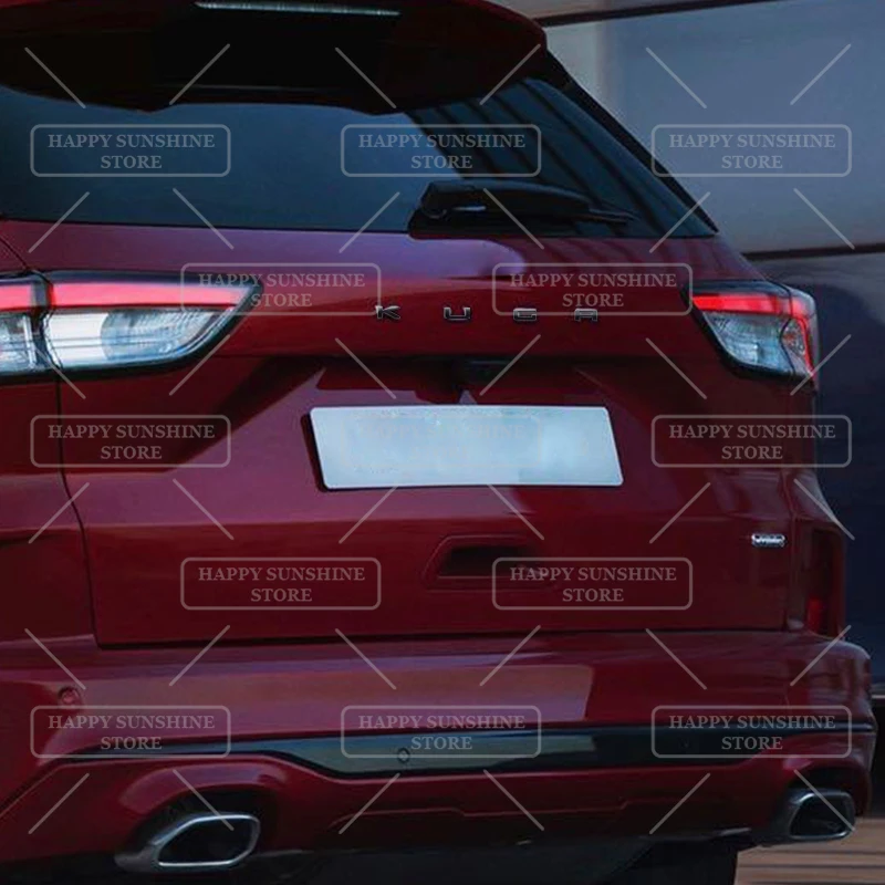 Insignia de Metal 3D para Ford Kuga Hybrid, 2020, 2021, 2022, 2023, pegatina para coche, maletero trasero, letras, emblema, SUV, accesorio de