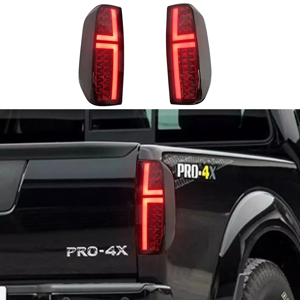 Car LED Taillight Tail Light For Nissan Navara D40 Frontier 2005 -2014 Rear Driving Lamp Brake Light Reverse Light Turn Signal