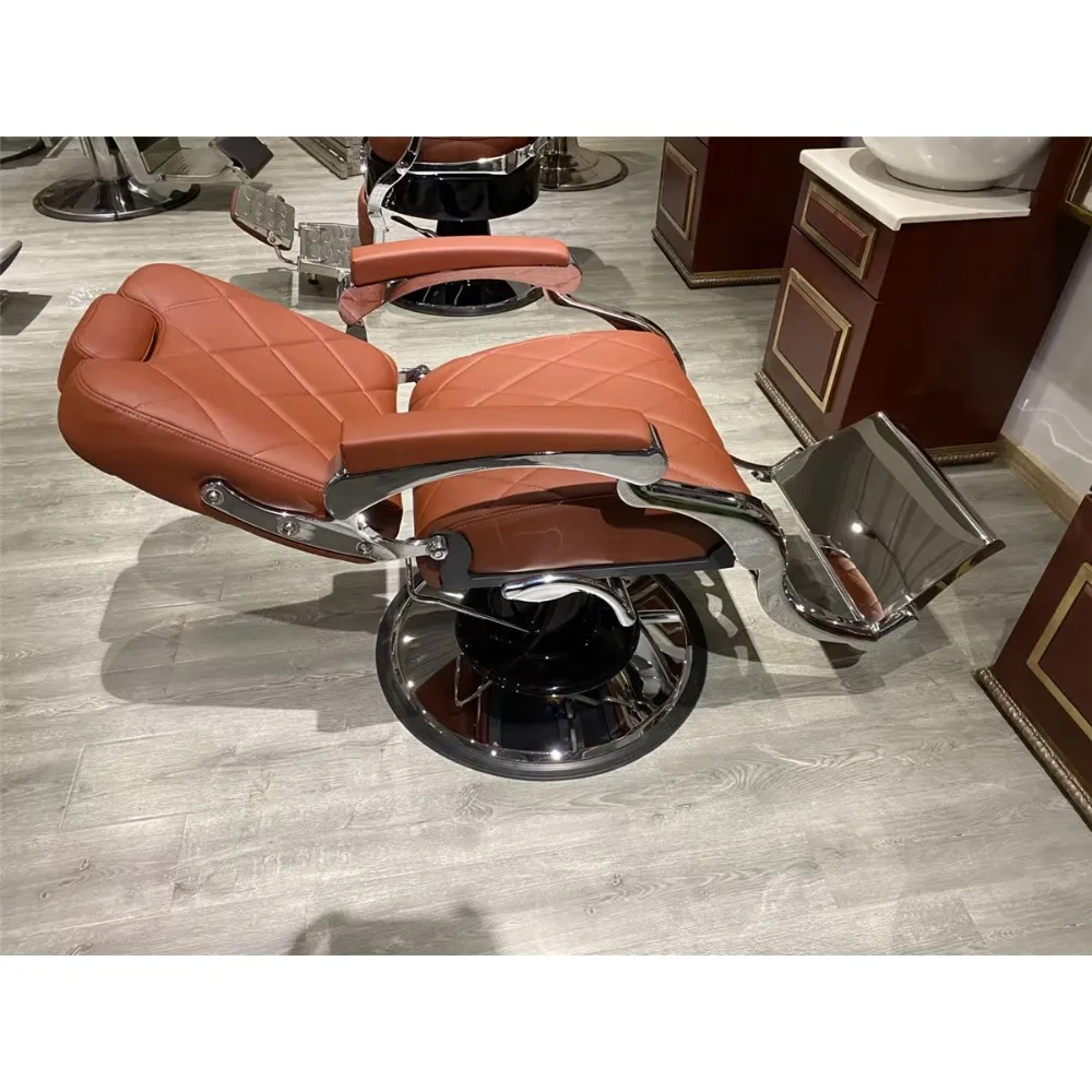 

Парикмахерское кресло для мужчин, золотое кресло для барбершопа, кресло для салона красоты и маникюра, кресло для парикмахера и стилиста
