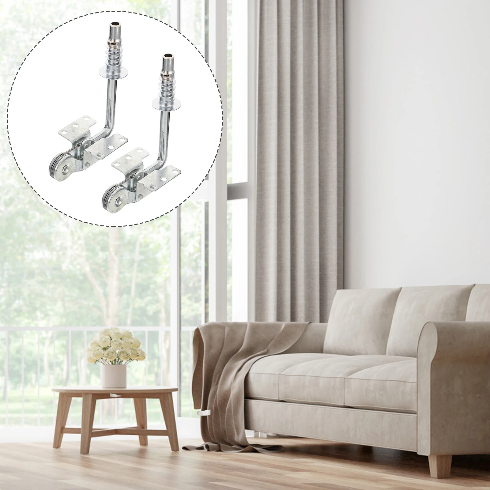 

2pcs Iron Furniture Connectors Sofa Upholstery Clips Sectional Modular Fixings Anti-Corrosion Home Office Decor