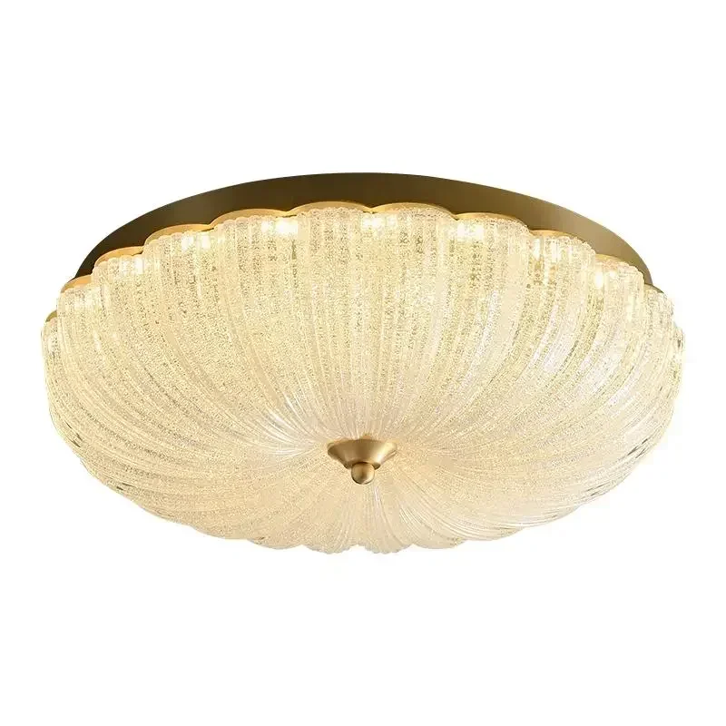 

LED Ceiling Light Acrylic Crystal Sand Lampshade Bauhaus Retro Cream Wind Living Dining Room Bedroom Corridor Balcony Fixture