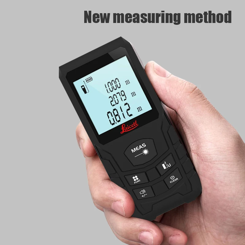 محدد المدى بالليزر/مقياس المسافة بالليزر/أداة العداد/مقياس المسافة 50 م/70 م/100 م/120 م